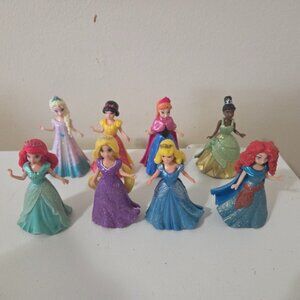 Disney Princess Clip Iti Figurines Set Of 8